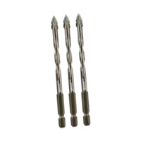 Ioensy - 3 Brocas Excéntricas Con Dientes De Sierra De Cuatro Ranuras, Brocas Excéntricas Con Cabeza Oblicua De 6 Mm