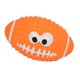 thumbnail image 4 of Perro Juguete Para Masticar Goma Resistente A Las Mordeduras Pelota Chirriante Juguete Para Morder Ejercicio De Dentición Rugby Naranja, 4 of 5