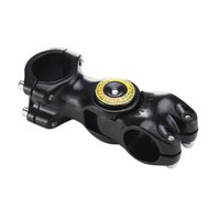 Magideal - Vástago De Bicicleta 31,8Mm Vástago De Manillar Bicicleta De Montaña Vástago Corto Ángulo Ajustable 90 Degree-180 Degree 28,6Mm 1-1/8 Tubo De Dirección Vástago
