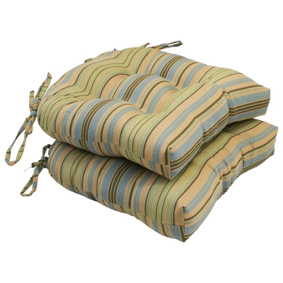 Cojín para Silla Blazing Needles Jacquard Respaldo Redondeado 40x40 cm
