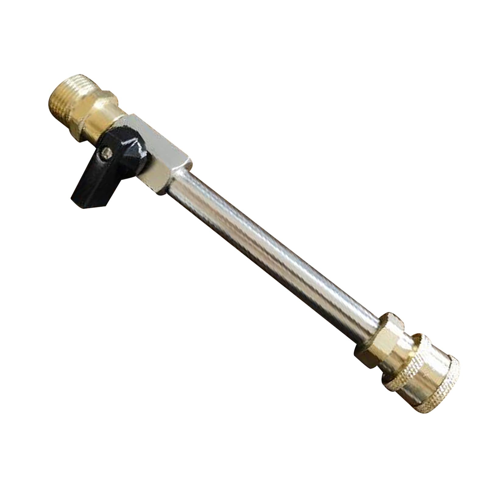 Ioensy - Alta Presión De Cobre Amarillo 2200Psi De Las Colocaciones Los 20Cm De La Lavadora Del Coche De Las Válvulas De Bola De La Lavadora Del Poder