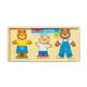 thumbnail image 5 of Rompecabezas Melissa & Doug Familia de Osos de Madera Mix 'n Match 45 piezas, 5 of 8