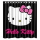 thumbnail image 1 of Cortina de ducha de Hello Kitty, juego de cortinas de baño con ganchos, tamaño 66 x 72 pulgadas, 1 of 3