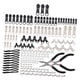 thumbnail image 3 of 197 X Kits de Reparación de Cremalleras, Tirador de Cremallera, Artesanía de Costura de Metal, Tirador de Cremallera Instantáneo para Chaquetas, Abrig, 3 of 5