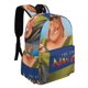 thumbnail image 2 of El Nuevo Emperador-theme Backpack, Campus style schoolbag Bookbag with Adjustable Shoulder Straps And Large Zip Compartment, Unisex Travel Bags.42x30x15cm, 2 of 6