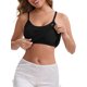 thumbnail image 5 of INSPIRE CHIC Camisola de Tirantes Finos para Mujer con Acolchado Cómodo, Cuello en U Largo y Arrugado, Talla XXL, Negro, 5 of 6