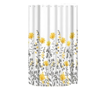 Genérico - Cortina Para Baño Mas Forro De Ducha V7