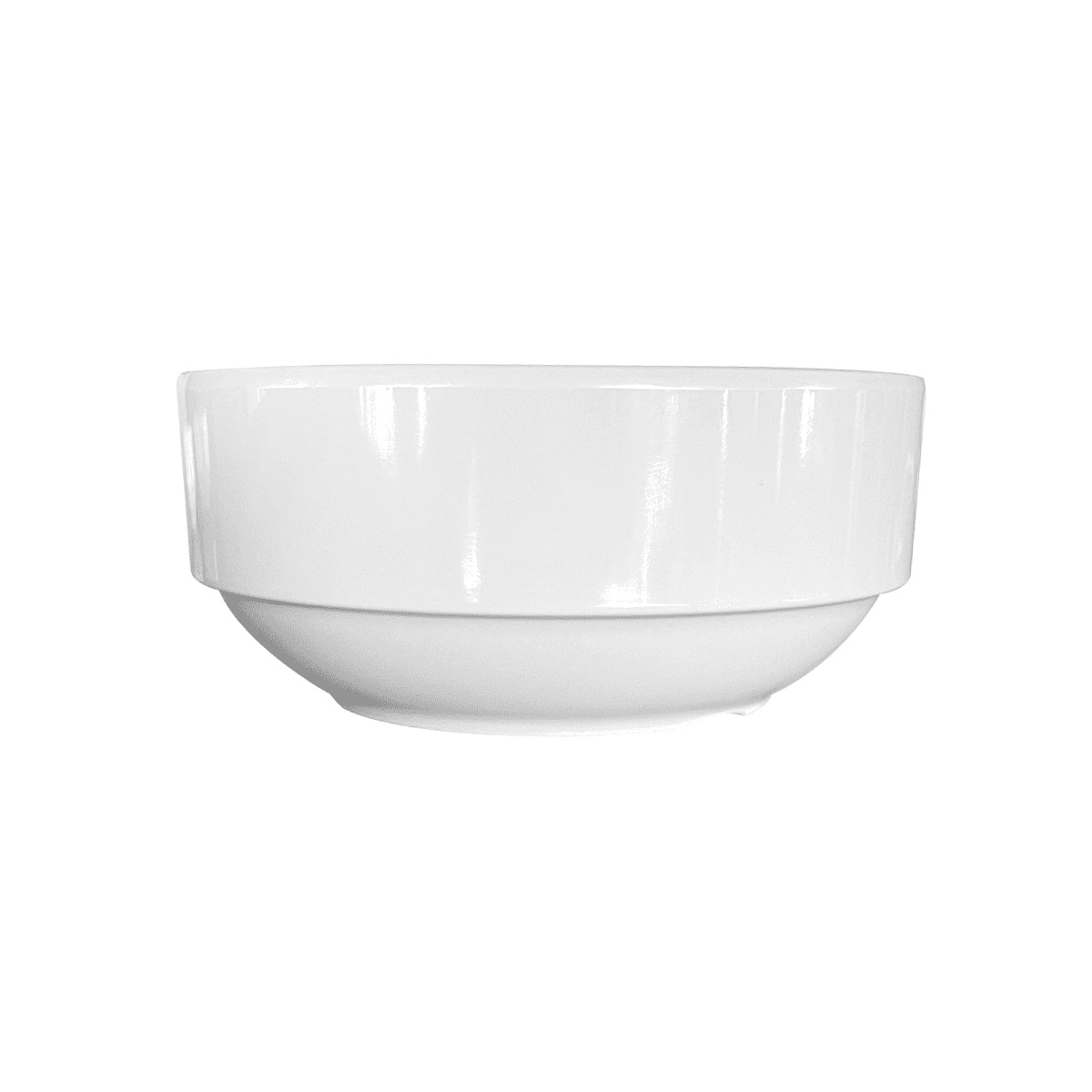 Kulsan - Pocillo Melamina Redondo Blanco 12 Cm Linea Clasica