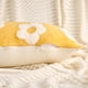thumbnail image 3 of REGALWOVEN Paquete de 2 Fundas de Cojín Decorativas de Flores Jacquard Patrón Floral para Decoración del Hogar Amarillo 20" x 12", 3 of 7