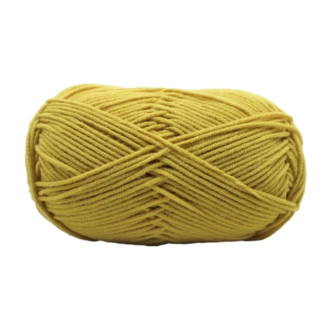Bothyi - Hilo De Ganchillo Hilo De Lana Para Tejer Leche Para Proyectos De Ganchillo Guantes Principiantes Amarillo Claro