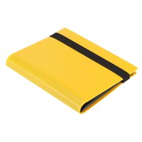 Bothyi - Álbum De Tarjetas Coleccionables, Carpeta Con Cierre De Banda, Estuche Portátil Para Almacenamiento De Tarjetas, 20 Hojas, Amarillo