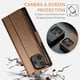 thumbnail image 4 of CaseMe tipo cartera Xiaomi Redmi Note 14 4G con cierre magnético, RFID, tarjetero, soporte, carga inalámbrica, 4 of 5