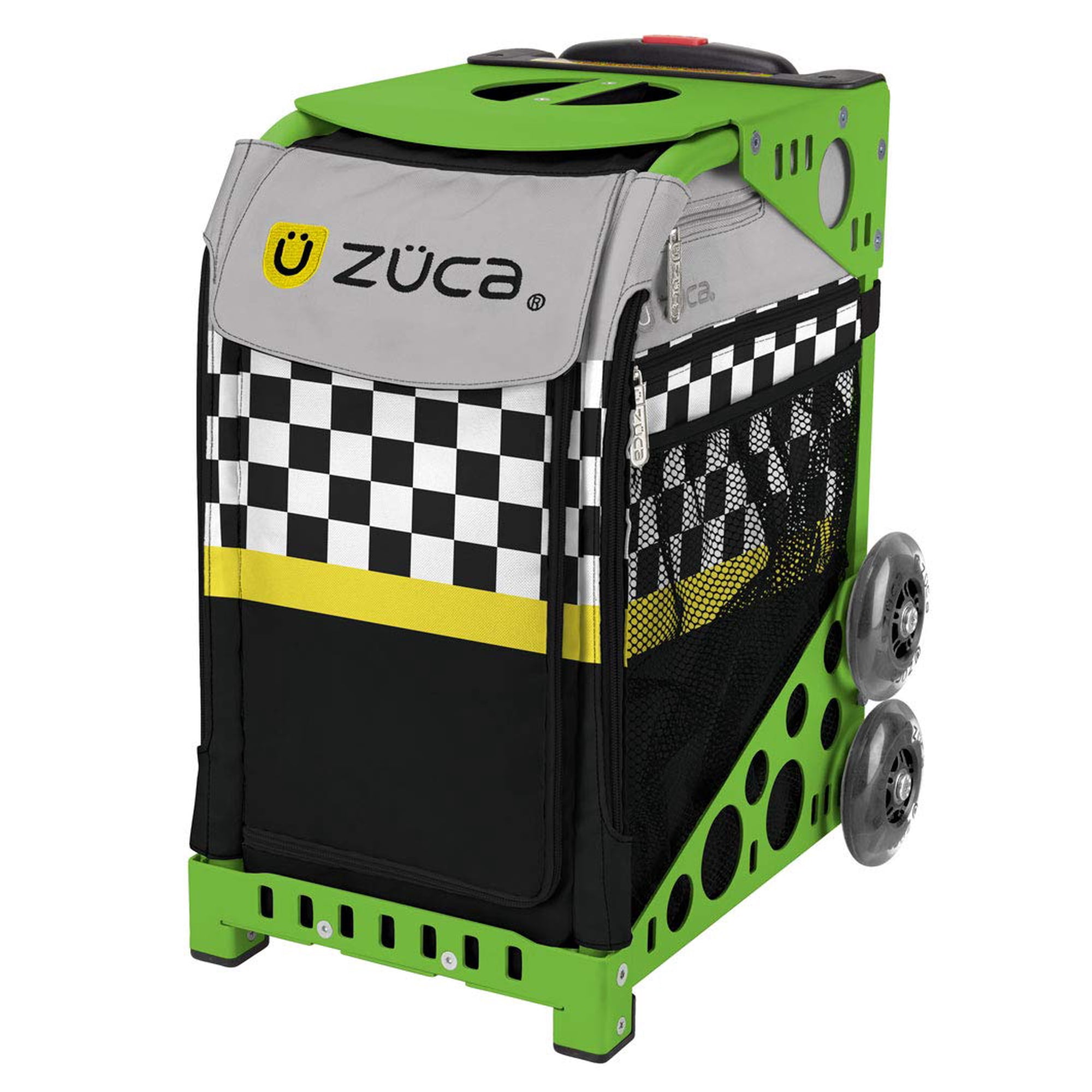 Bolsa Con Ruedas Zuca Sk8ter Block Sport Con Marco Deportivo Verde