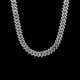 thumbnail image 3 of Cadena Cubana de Miami Sólida y Gruesa con Acabado Helado, Collar de Eslabones Cubanos para Hombre de 18 Mm de Ancho, Cadena de Eslabones Cubanos de Hip Hop Extra Brillante y Grande para Hombre de, 3 of 9