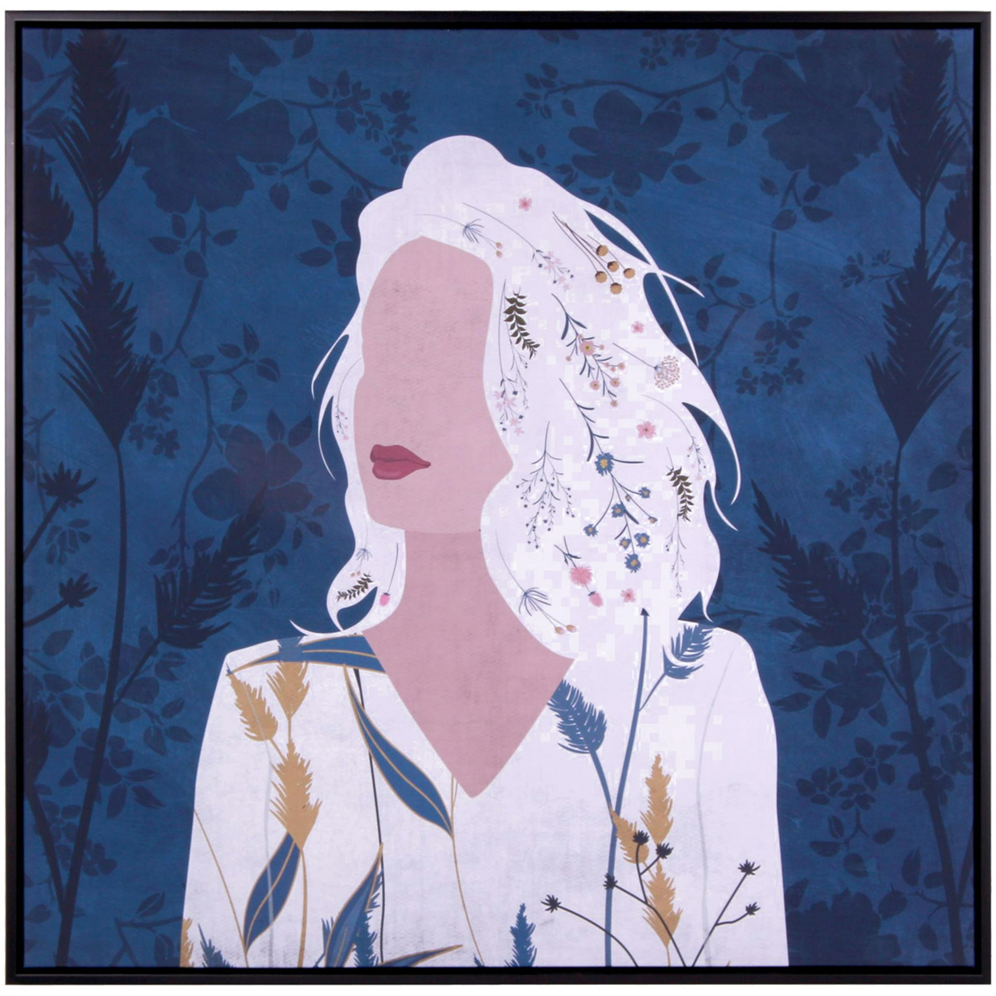 Mallorca - Cuadro Decorativo Isidora Blue 80 X 80