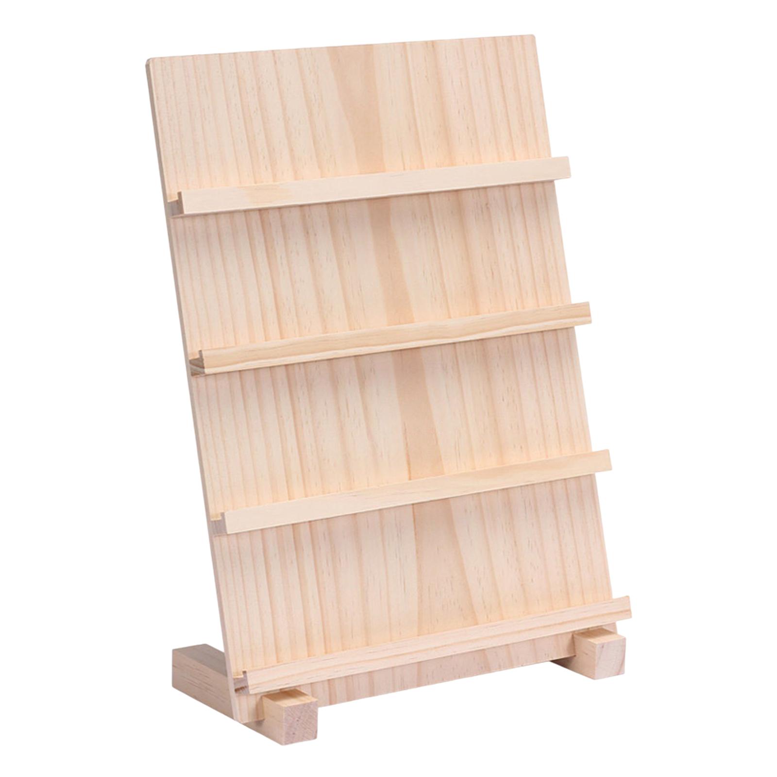 Ioensy - Soporte De Exhibición De Aretes Con Base Soporte De Exhibición De Tarjeta Portátil 4 Capas