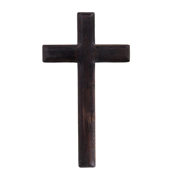 Decoración Cruzada Colgante Hecho A Mano Para Colgar En La Pared De Madera Maciza Para Regalos Del Hogar Dormitorio
