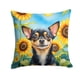 thumbnail image 1 of Cojín Sunflowers Chihuahua 14 X 14 Cm, 1 of 6