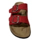 thumbnail image 3 of Sandalia Gamuza Ecológica Zaz44 Rojo Mujer, 3 of 5