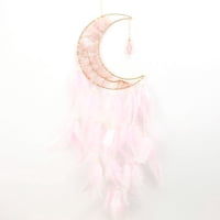 Xusx111 - Los Atrapadores De Sueños De La Luna Con La Piedra Preciosa Del Chakra, La Piedra De Ágata, La Decoración De La Habitación De Los Colgantes De La Pared De Los Atrapadores De Sueños Del Árbol