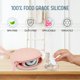 thumbnail image 5 of Estuche porta chupón de silicona Nothomme, paquete de 3 para bebé, 5 of 7