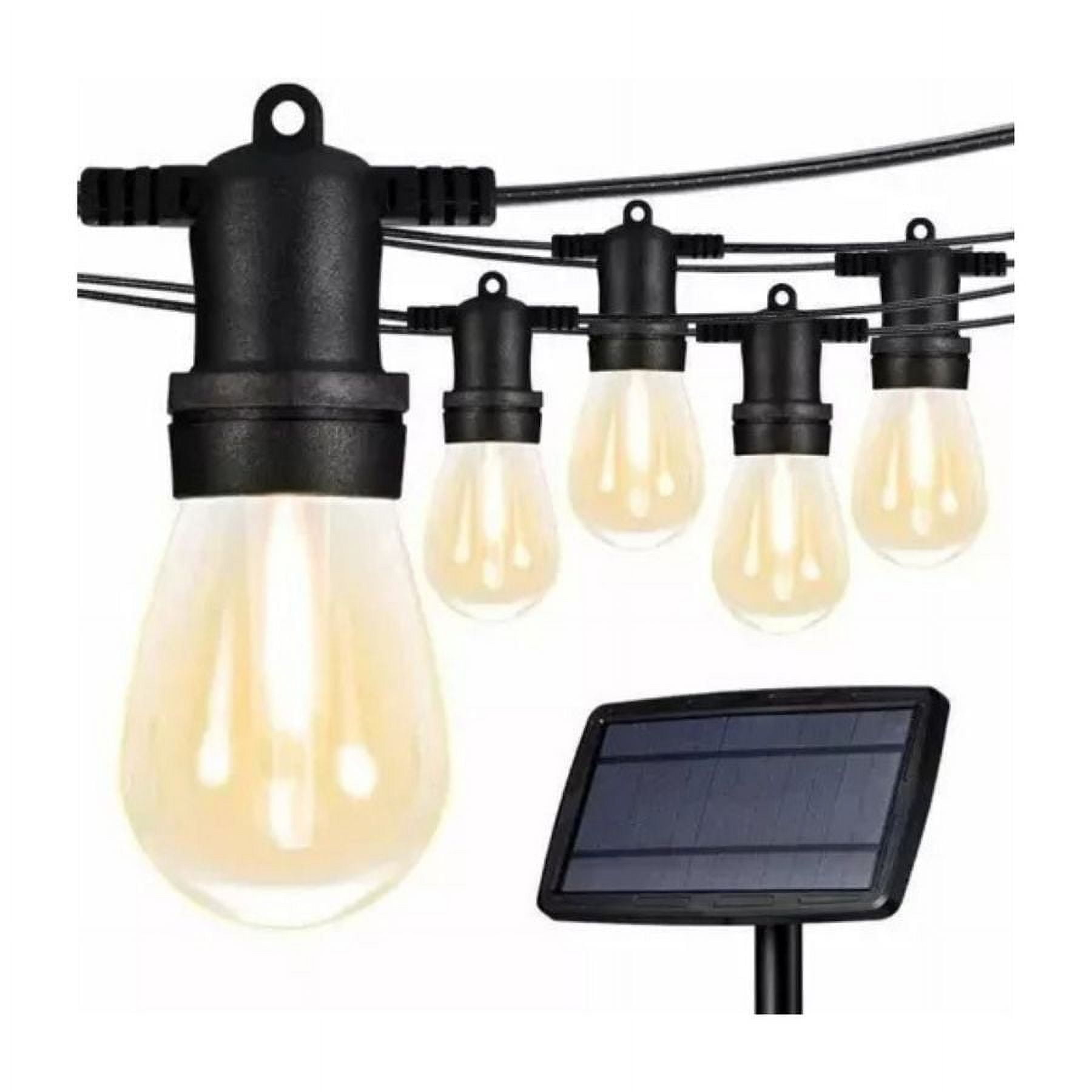 Click Ventas - Guirnalda Led 10 Metros Panel Solar 20 Ampolletas Led Solar