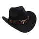 thumbnail image 3 of Sombrero De Vaquero Informal Disfraz Cosplay Sombrero De Protección Solar Verano Para Senderismo Negro, 3 of 3