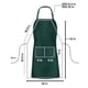 thumbnail image 2 of Utopia Kitchen - Paquete de 10 delantales tipo peto ajustables con bolsillos, 2 of 6