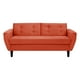thumbnail image 1 of Sofa Bote 3c Felpa 00 Naranja, 1 of 6