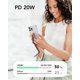 thumbnail image 5 of Power Bank VRURC de 10000 mAh, PD 20 W, 4 cables integrados, 5 of 8