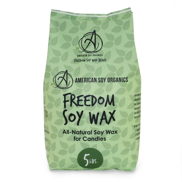 Perlas de cera de soja Freedom de Candle Wax American Soy Organics, 2,27 kg