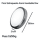 thumbnail image 2 of 3 Foco Plafon Led Redondo Sobrepuesto 24w Luz Fria Niquel, 2 of 5