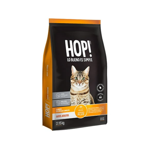 Hop! gatos adultos 15 Kg.