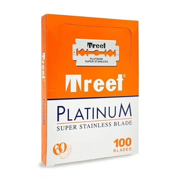 Cuchillas de Afeitar Treet Platinum Super Stainless Paquete de 100