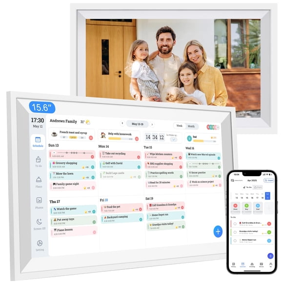 Calendario digital YosaToo con pantalla táctil de 15,6"