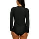 thumbnail image 5 of Camiseta de natación de manga larga con cremallera frontal y protección solar para mujer, 5 of 5