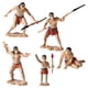 thumbnail image 5 of 5pcs Men Primitivos Figuras Miniatura Para Paisaje Mesa De Arena De Jardín, 5 of 5