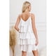 thumbnail image 3 of Vestido Mujer Escalonado Corto Casual Eventos Verano Sexy Coqueto 343, 3 of 3