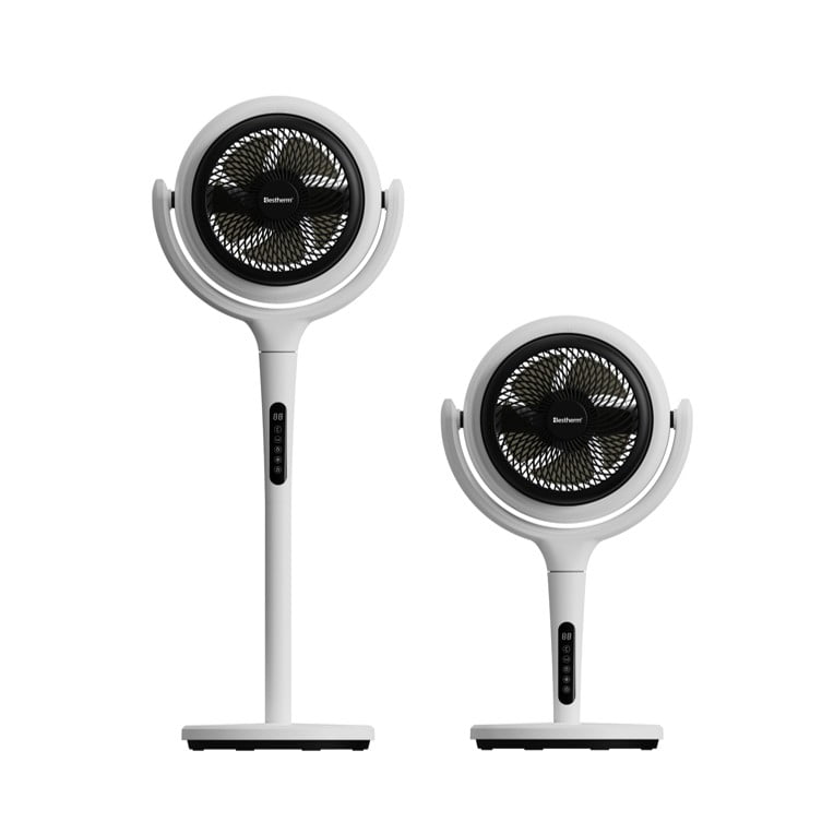 Bestherm - Ventilador Eco Y Silencioso 8 Pulg. 2 En 1