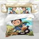 thumbnail image 5 of Ranking of Kings Conjunto de sábanas temático, trío de piezas, cómodo y amigable con la piel, diseño único, regalo de decoración para el hogar para familiares, amigos y fans,173cm *218cm, 5 of 6