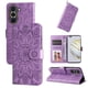 thumbnail image 1 of Funda tipo cartera FOXDOCK para Huawei Nova 10 Pro , diseño girasol en relieve, cuero PU, cierre magnético, soporte y tarjetero, 1 of 5