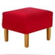 thumbnail image 2 of Pouf Sky 1c Felpa 04 Rojo, 2 of 3