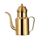 thumbnail image 3 of Botella Dispensadora de Aceite de Acero Inoxidable con Recipiente, Vertido Suave, Portátil, Fácil de Limpiar, para Uso Doméstico con Aceite de Oliva. Oro, 3 of 5