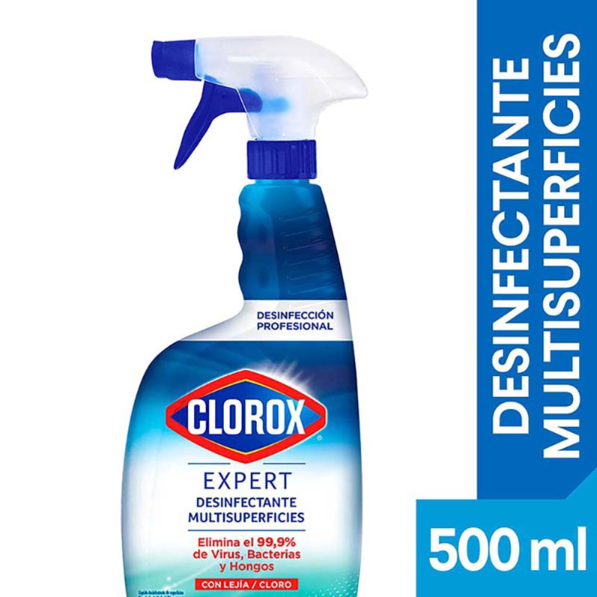 Limpiador Desinfectante Multisuperfices Líquido Botella Gatillo 500 ml Clorox