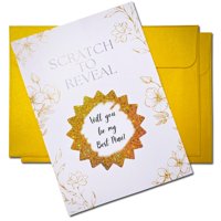 Juego De 2 Tarjetas De Propuesta De Padrino Con Sobres, Cappstan Uk