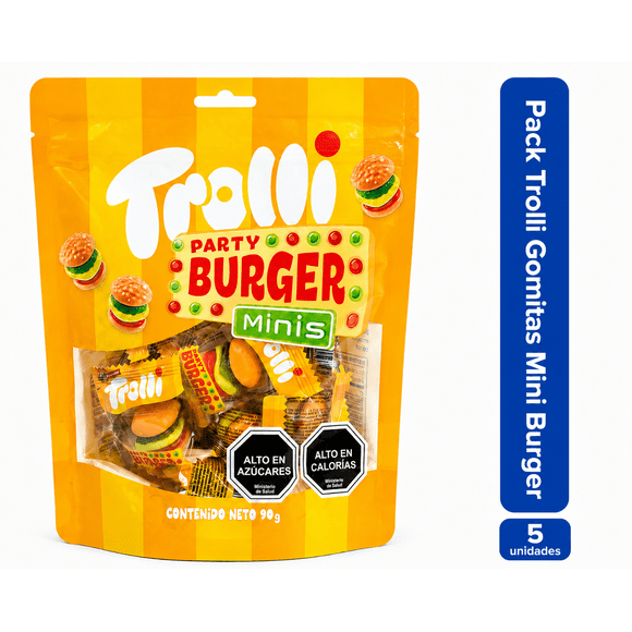 Pack 5 Mini Burgers Doypack 90g
