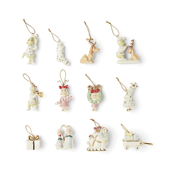 Adorno Lenox Dr. Seuss Grinch de Porcelana – Set de 12 Piezas