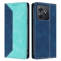 Funda Foxdock Para Blackview Wave 8 De Cuero Premium Bicolor Con Ranuras Rfid, Carcasa Tipo Billetera Antigolpes Y Soporte Plegable