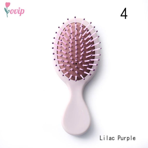 Travel Foldable Hair Comb with Mirror Brush Massage Anti Static Hair Comb Hairdressing Personality Hairpin Styling Combs Tool