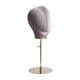 thumbnail image 4 of Soporte Para Exhibición De Peluca, Modelo De Cabeza De Maniquí Para Peinado, Secado, Uso Personal, Terciopelo Gris Para El Hogar, 4 of 5
